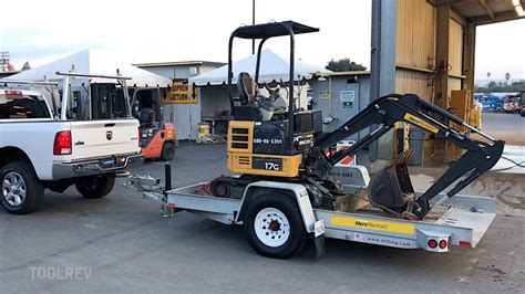 herc mini excavator rental